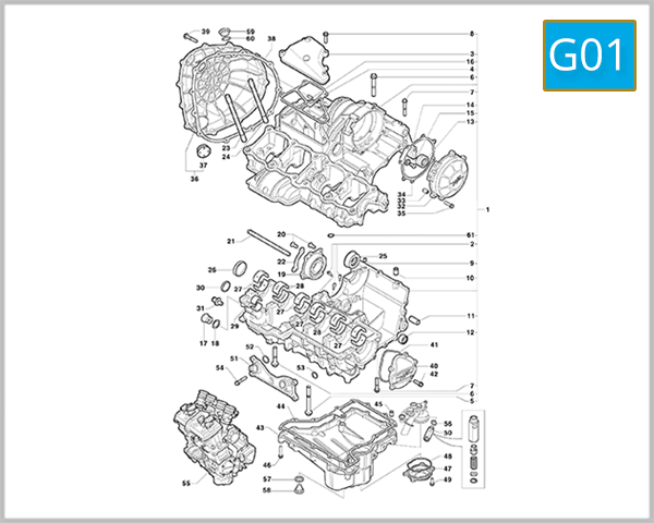 G01 - Cranckase Assembly