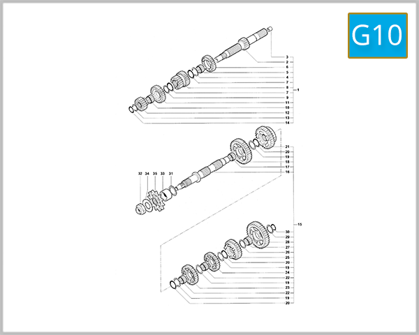 G10 - Change Gear Assembly