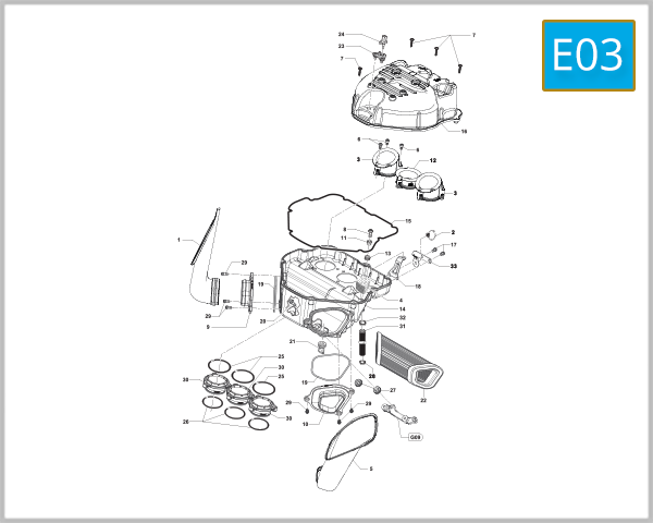 E03 - Airbox Assembly