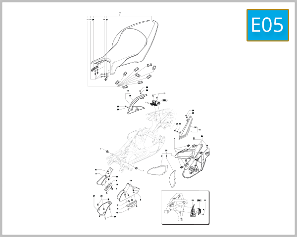 E05 - Seat - Cover Tail