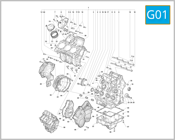 G01 - Crankcase