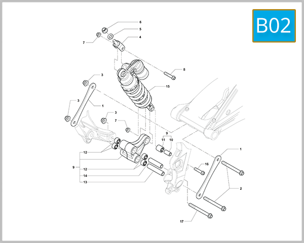 B02 - Rear Suspension Assembly