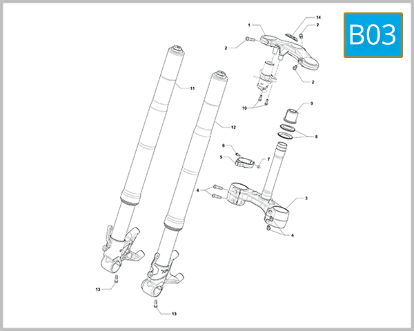 B03 - Front Suspension Assembly