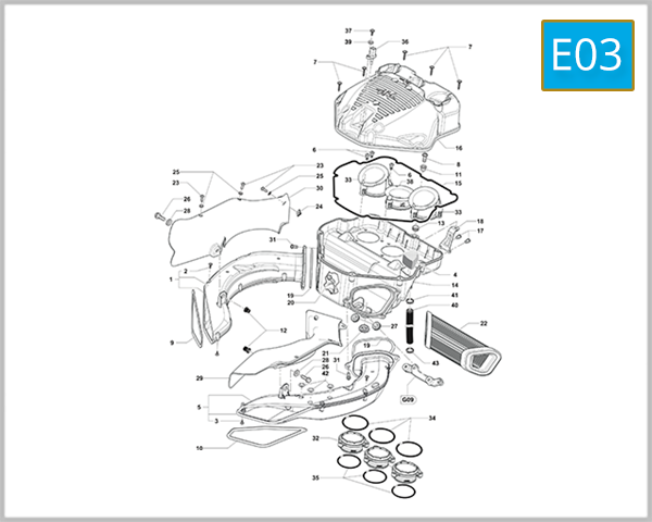 E03 - Airbox Assembly