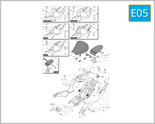 E05 - Cover Frame Seat