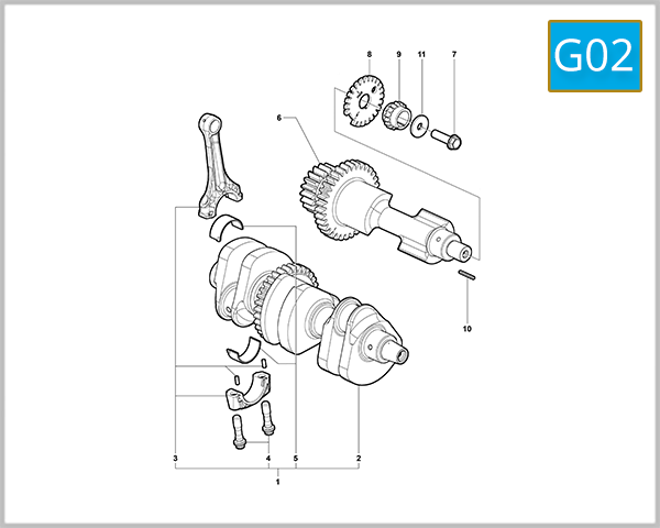 G02 - Crank Shaft Assembly