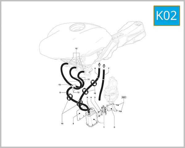 K02 - Carbon Canister Assembly