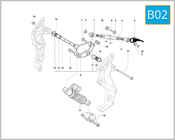 B02 - Rear Suspension Assembly