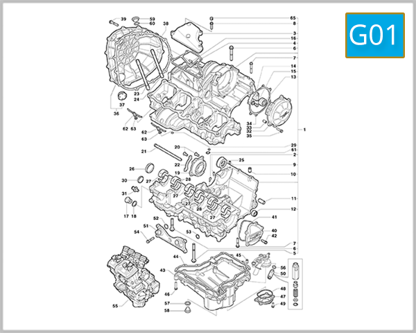 G01 - Cranckase Assembly