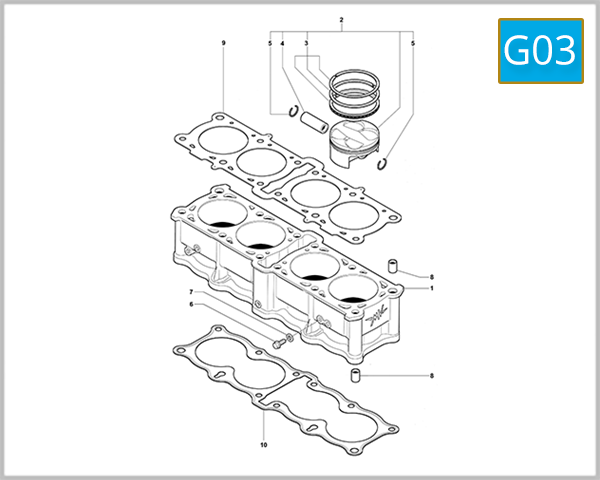 G03 - Cylinders And Pistons Assembly