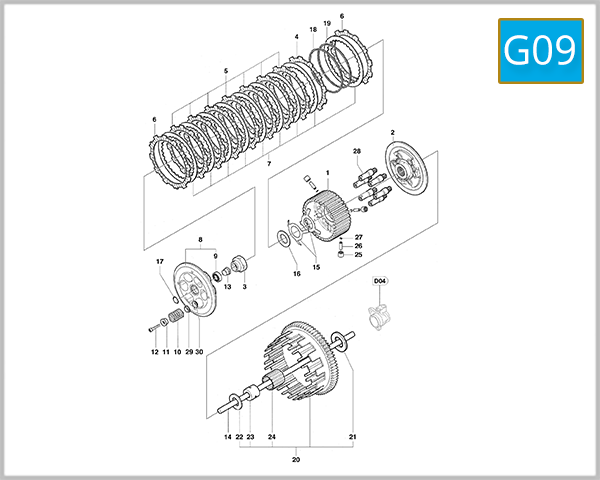 G09 - Clutch Assembly
