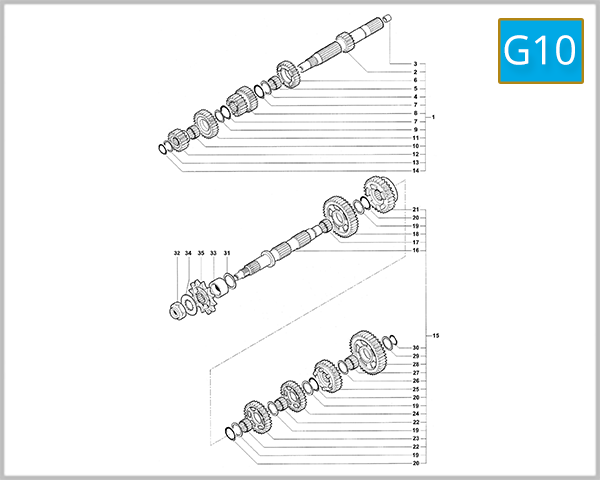 G10 - Change Gear Assembly