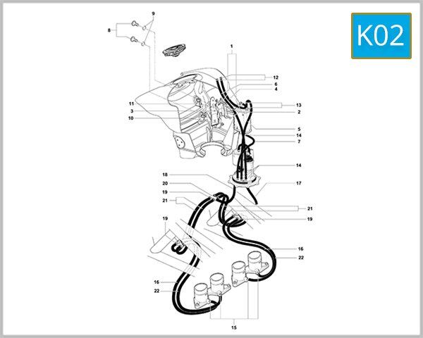 K02 - Carbon Canister Assembly