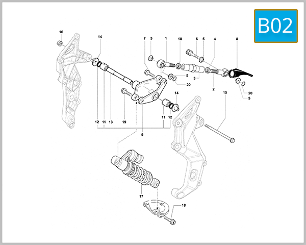 B02 - Rear Suspension Assembly