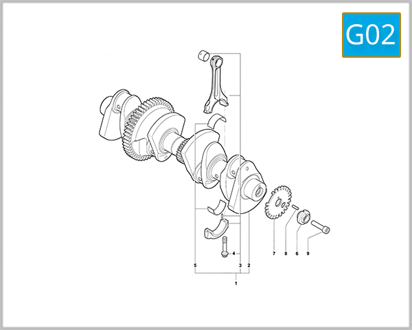 G02 - Crank Shaft Assembly