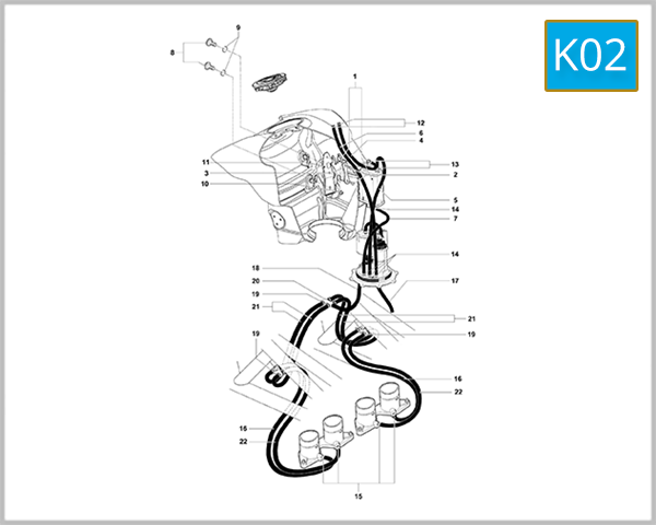 K02 - Carbon Canister Assembly