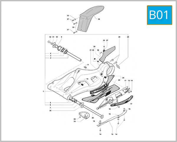 B01 - Rear Swing Arm