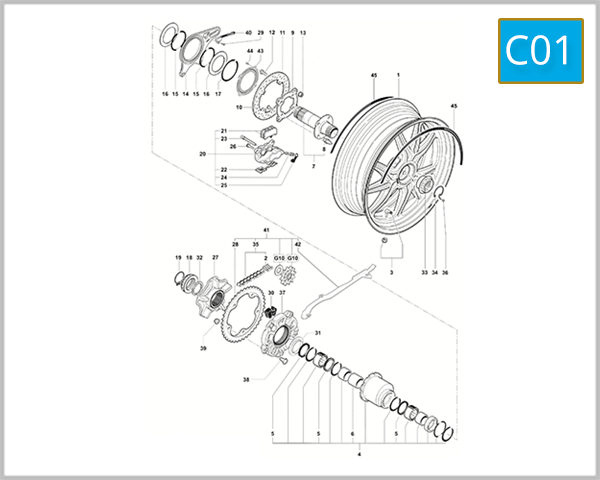 C01 - Rear Wheel