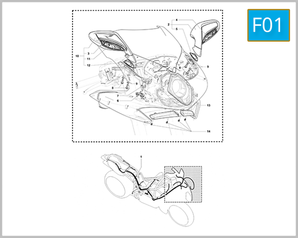 F01 - Wiring harness