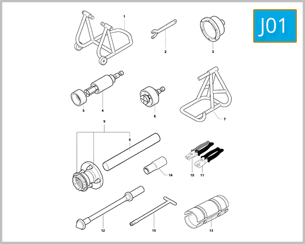J01 - Service Tools (Frame 1)