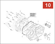 010 - RIGHT HALF CRANKCASE
