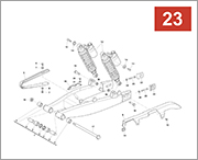 023 - REAR SWING ARM AND SUSPENSION