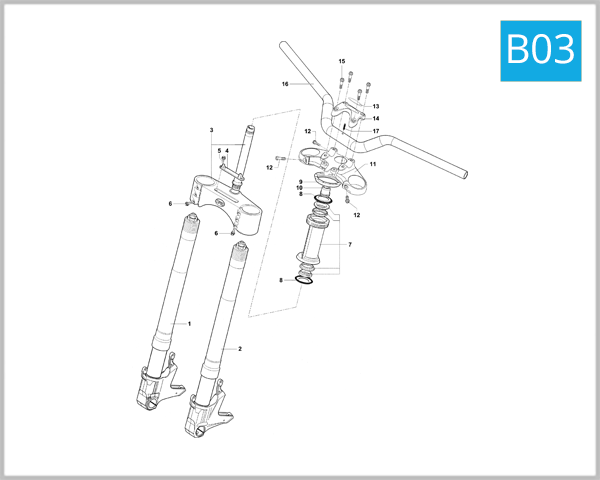 B03 - Front Suspension Assembly