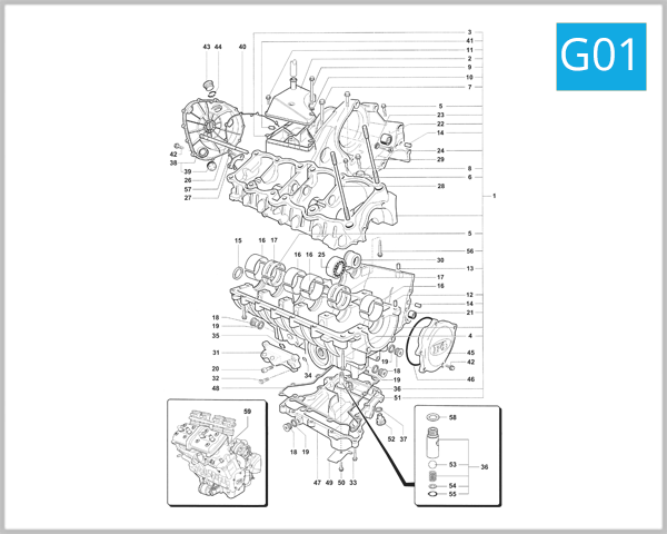 G01 - Crankcase Assembly