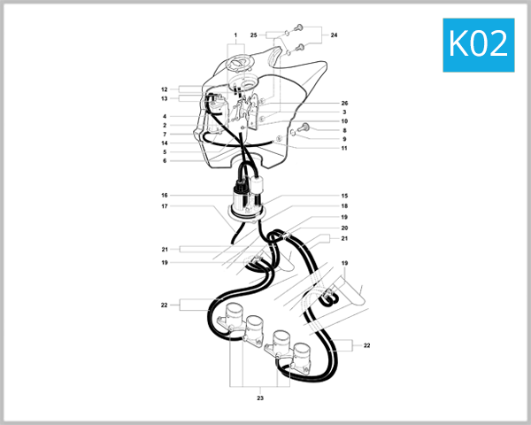 K02 - Carbon Canister Assembly