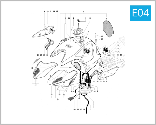 E04 - Fuel Tank Assembly