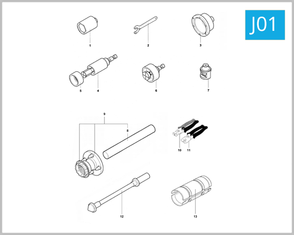 J01 - Service Tools (Frame)