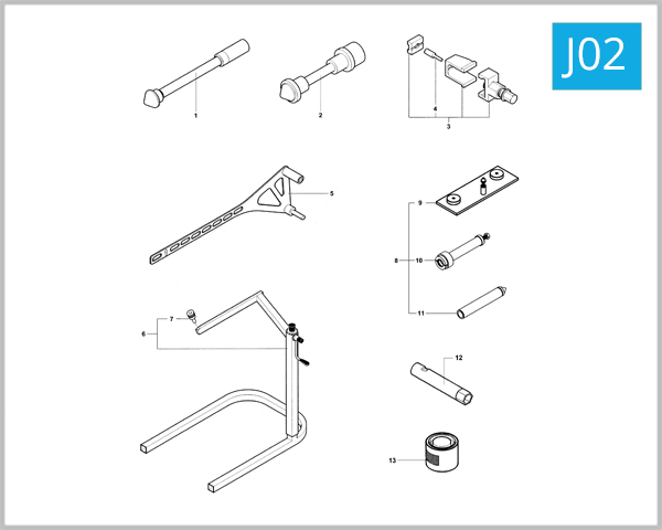 J02 - Service Tools (Frame)