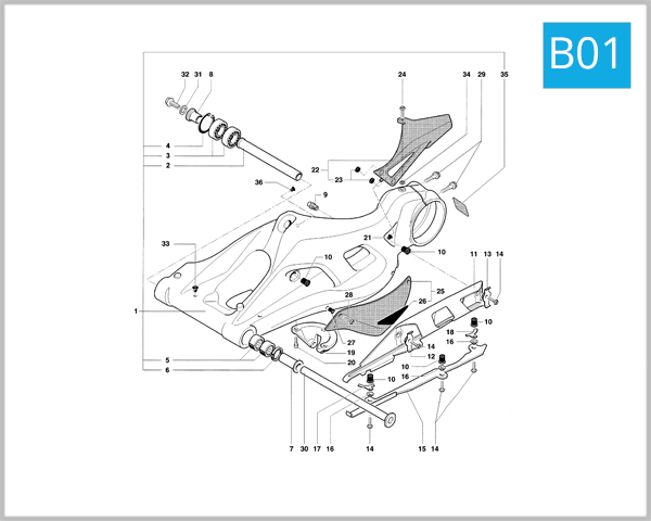 B01 - Swingarm Assembly