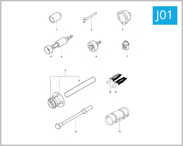 J01 - Service Tools (Frame)
