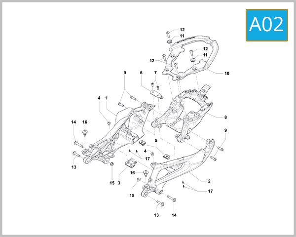 A02 - Rear Frame Assembly