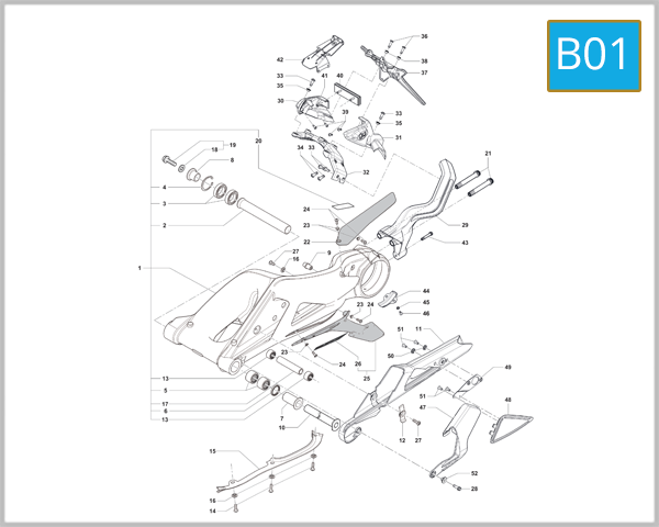 B01 - Swing Arm Assembly