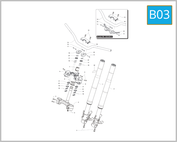 B03 - Front Suspension Assembly