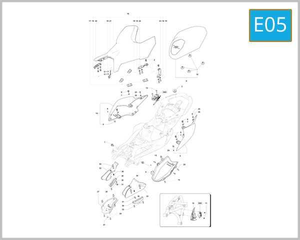 E05 - Rear Fairing Assembly