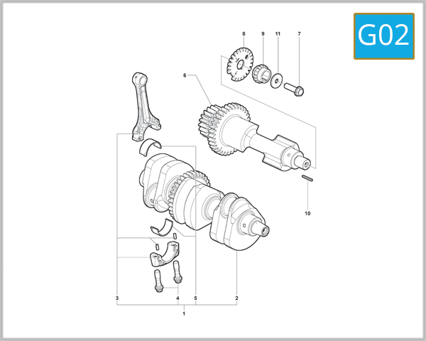 G02 - Crank Shaft Assembly