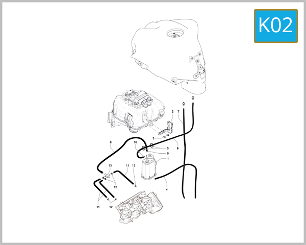 K02 - Carbon Canister Assembly