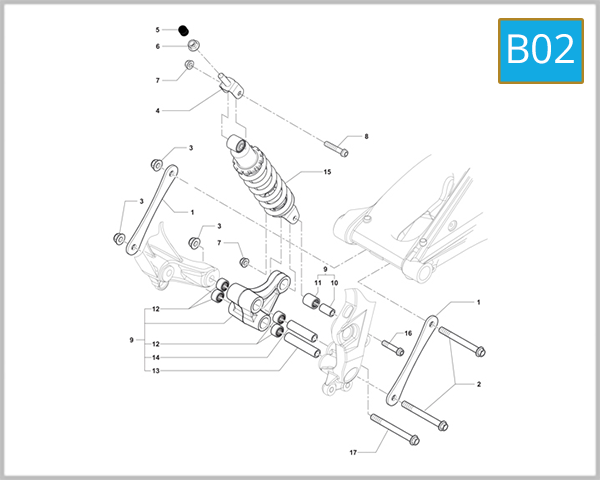 B02 - Rear Suspension Assembly