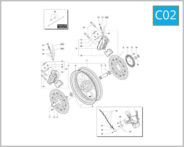 C02 - Front Wheel Assembly