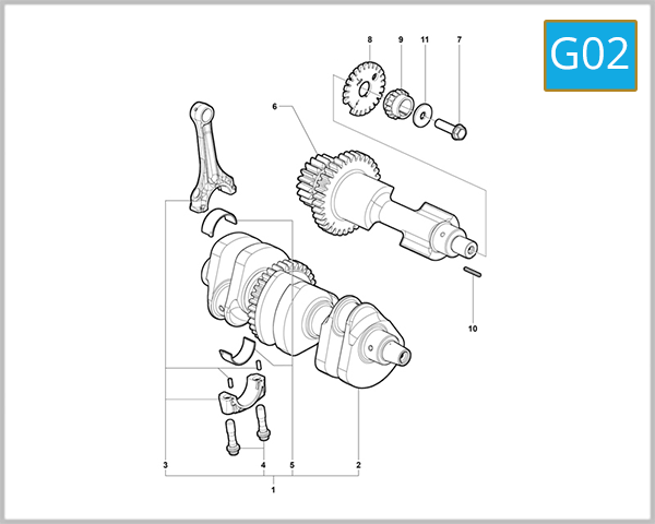 G02 - Crank Shaft Assembly
