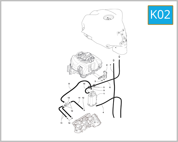 K02 - Carbon Canister Assembly