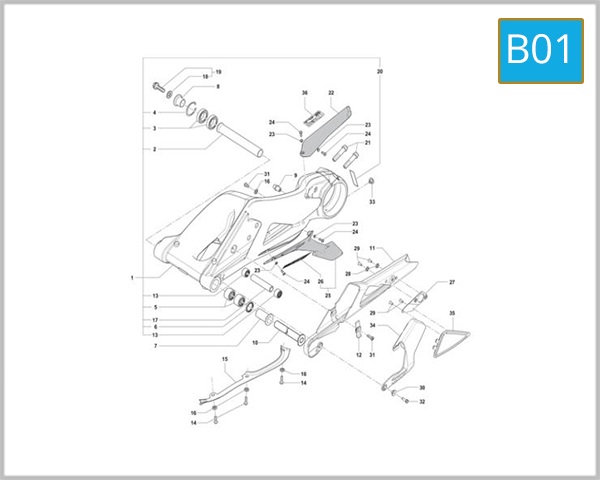 B01 - Swing Arm Assembly