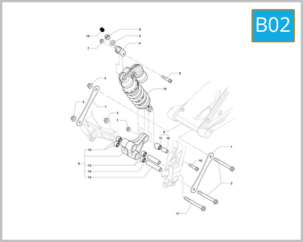 B02 - Rear Suspension Assembly