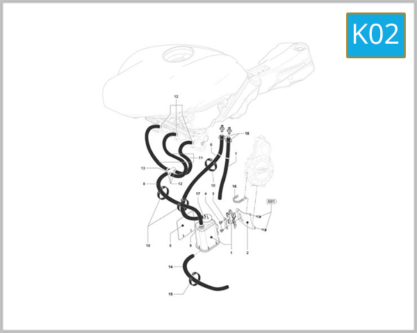 K02 - Carbon Canister Assembly