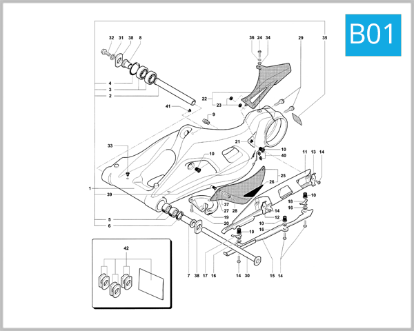 B01 - Swingarm Assembly