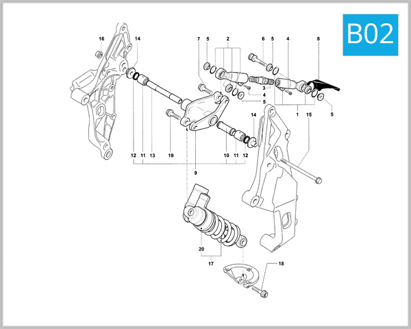 B02 - Rear Suspension Assembly