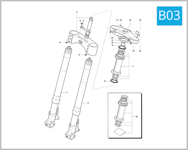B03 - Front Suspension Assembly